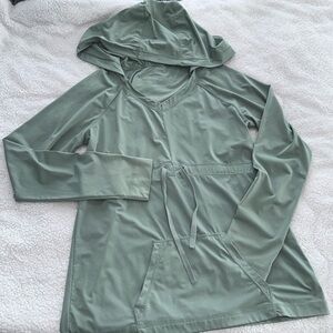 Athleta drawstring waist hooded pullover size Medium